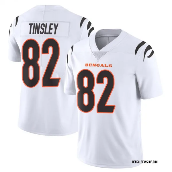 Men's Mitchell Tinsley Cincinnati Bengals Limited White Vapor Untouchable Jersey