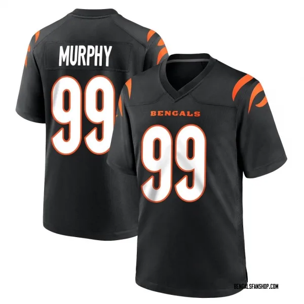 Men's Myles Murphy Cincinnati Bengals Game Black Team Color Jersey