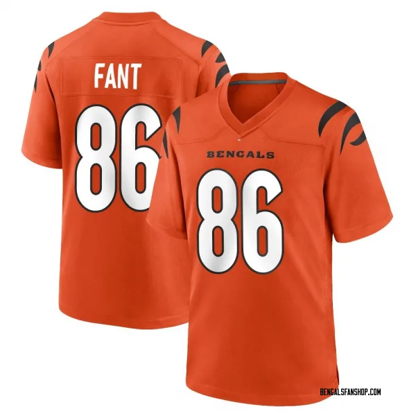 Men's Noah Fant Cincinnati Bengals Game Orange Jersey