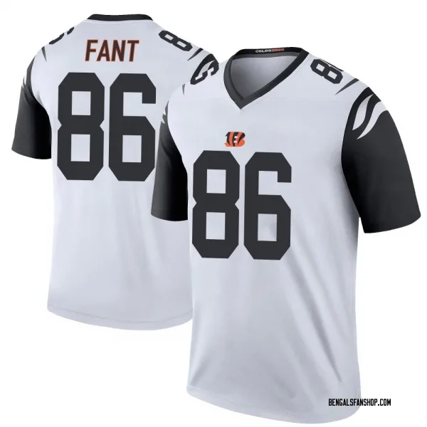 Men's Noah Fant Cincinnati Bengals Legend White Color Rush Jersey