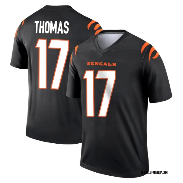 Men's Noah Thomas Cincinnati Bengals Legend Black Jersey