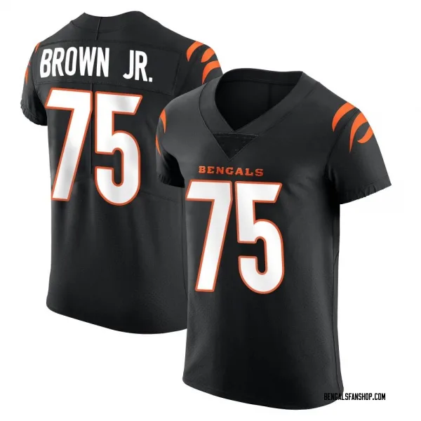 Men's Orlando Brown Jr. Cincinnati Bengals Elite Black Team Color Vapor Untouchable Jersey