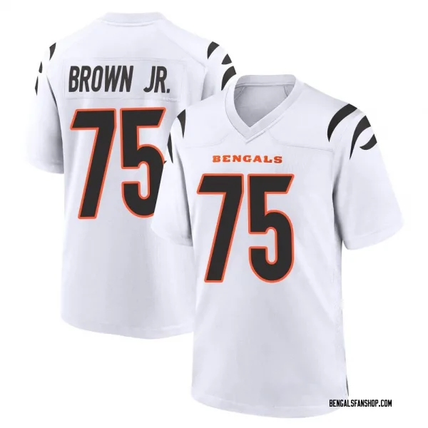 Men's Orlando Brown Jr. Cincinnati Bengals Game White Jersey
