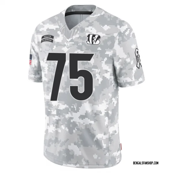 Men's Orlando Brown Jr. Cincinnati Bengals Limited Arctic Camo 2024 Salute to Service Jersey