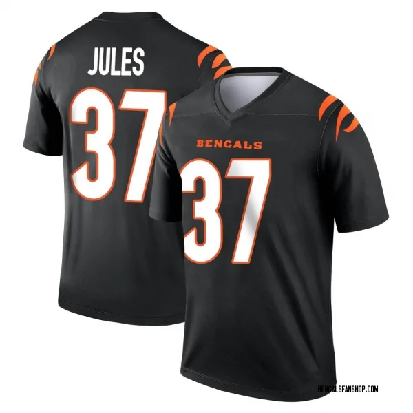 Men's PJ Jules Cincinnati Bengals Legend Black Jersey