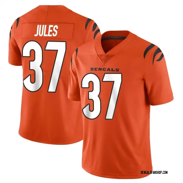 Men's PJ Jules Cincinnati Bengals Limited Orange Vapor Untouchable Jersey
