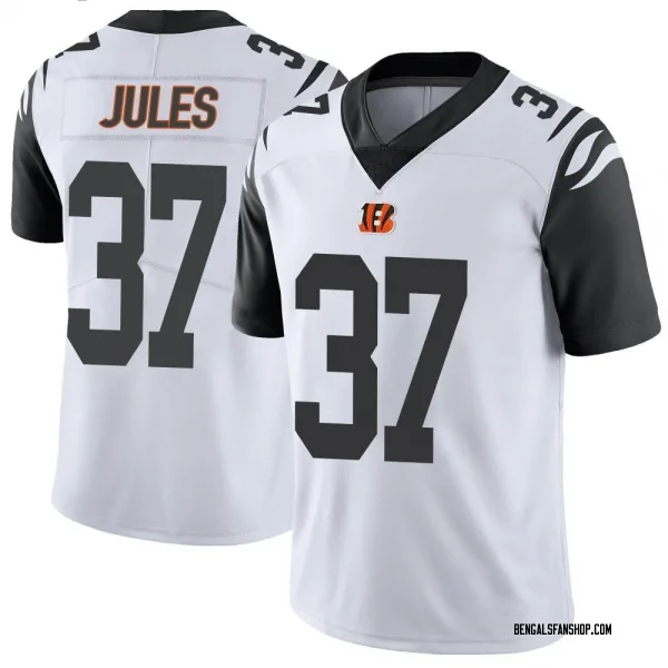 Men's PJ Jules Cincinnati Bengals Limited White Color Rush Vapor Untouchable Jersey
