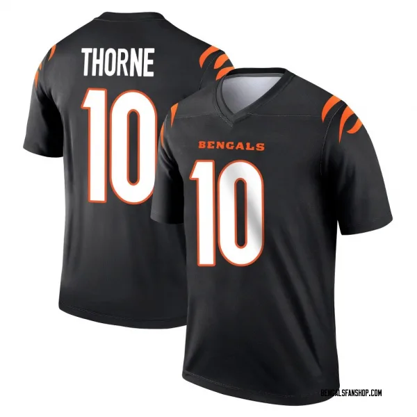 Men's Payton Thorne Cincinnati Bengals Legend Black Jersey