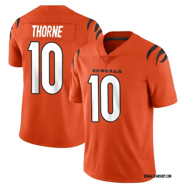 Men's Payton Thorne Cincinnati Bengals Limited Orange Vapor Untouchable Jersey