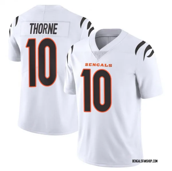 Men's Payton Thorne Cincinnati Bengals Limited White Vapor Untouchable Jersey