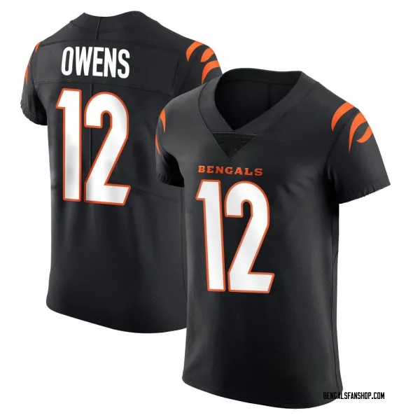 Men's Rashod Owens Cincinnati Bengals Elite Black Team Color Vapor Untouchable Jersey