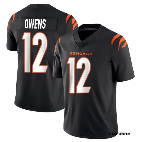 Men's Rashod Owens Cincinnati Bengals Limited Black Team Color Vapor Untouchable Jersey