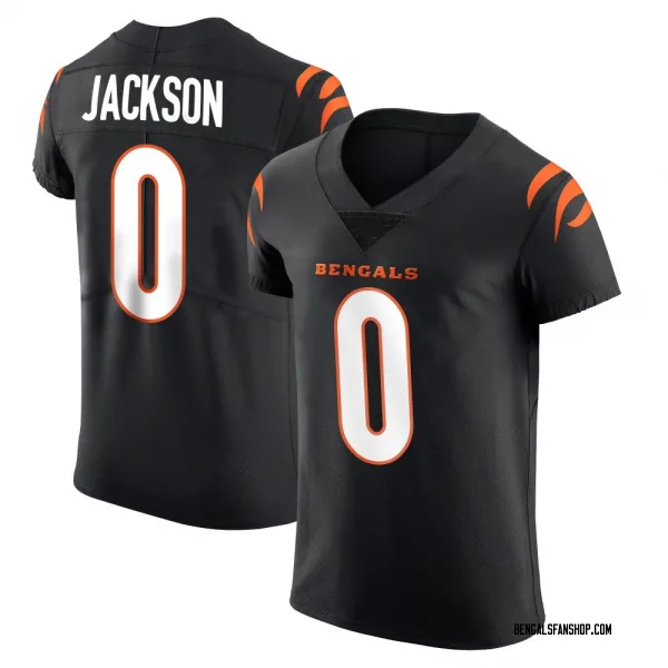 Men's Raymond Jackson Cincinnati Bengals Elite Black Team Color Vapor Untouchable Jersey