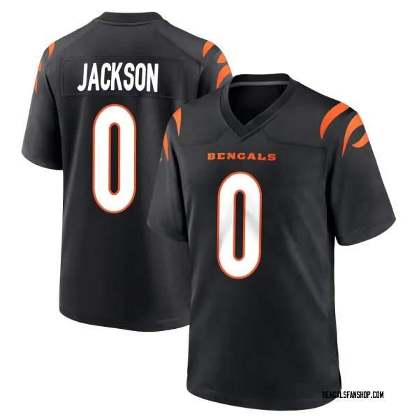Men's Raymond Jackson Cincinnati Bengals Game Black Team Color Jersey