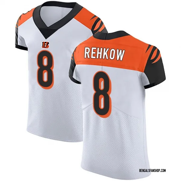 Men's Ryan Rehkow Cincinnati Bengals Elite White Vapor Untouchable Jersey