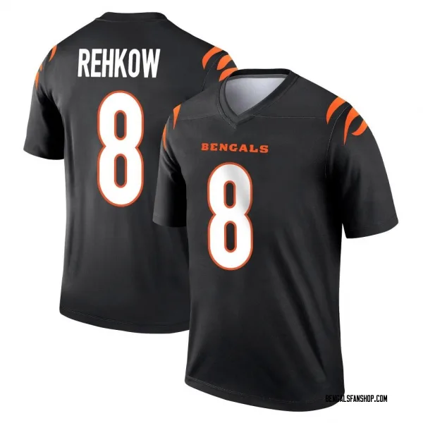 Men's Ryan Rehkow Cincinnati Bengals Legend Black Jersey