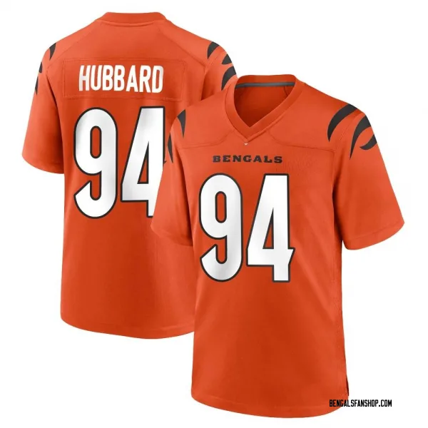 Men's Sam Hubbard Cincinnati Bengals Game Orange Jersey