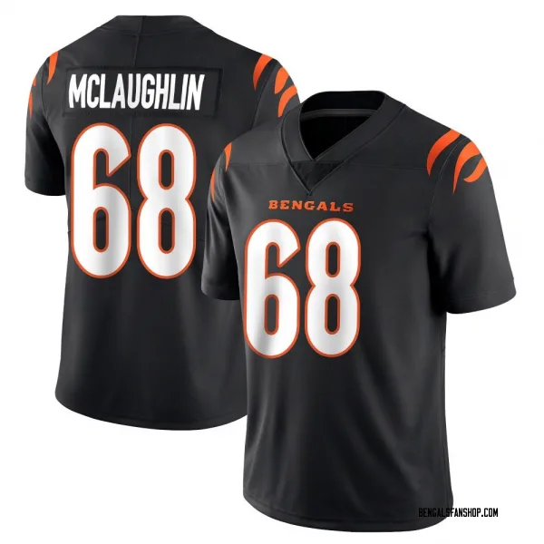 Men's Seth McLaughlin Cincinnati Bengals Limited Black Team Color Vapor Untouchable Jersey