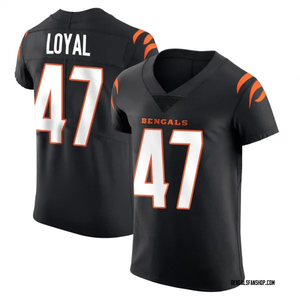 Men's Shaquan Loyal Cincinnati Bengals Elite Black Team Color Vapor Untouchable Jersey