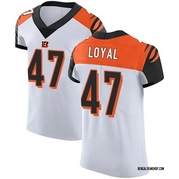 Men's Shaquan Loyal Cincinnati Bengals Elite White Vapor Untouchable Jersey