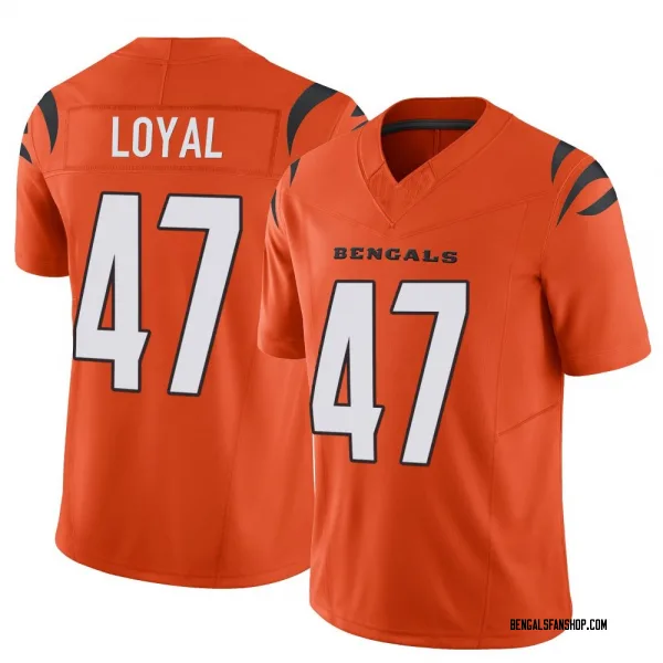 Men's Shaquan Loyal Cincinnati Bengals Limited Orange Vapor F.U.S.E. Jersey