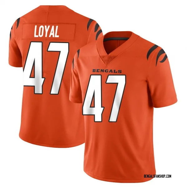 Men's Shaquan Loyal Cincinnati Bengals Limited Orange Vapor Untouchable Jersey