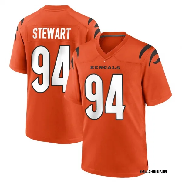Men's Shemar Stewart Cincinnati Bengals Game Orange Jersey