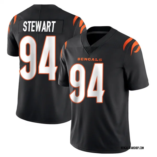 Men's Shemar Stewart Cincinnati Bengals Limited Black Team Color Vapor Untouchable Jersey