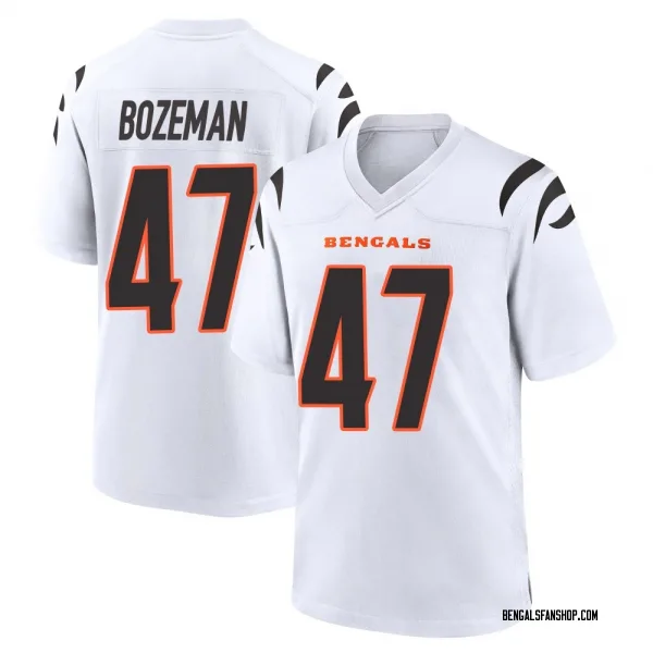 Men's Swayze Bozeman Cincinnati Bengals Game White Jersey