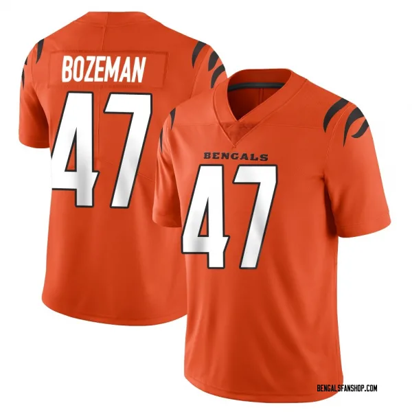 Men's Swayze Bozeman Cincinnati Bengals Limited Orange Vapor Untouchable Jersey