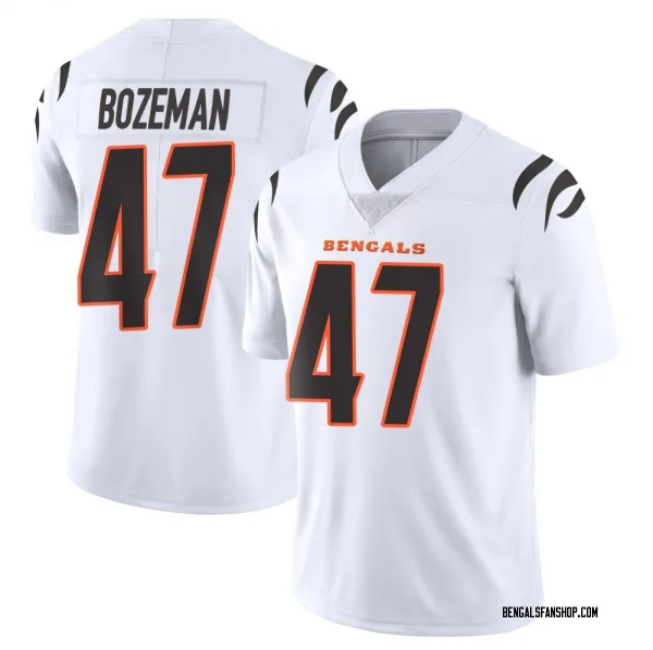Men's Swayze Bozeman Cincinnati Bengals Limited White Vapor Untouchable Jersey