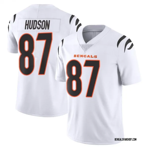 Men's Tanner Hudson Cincinnati Bengals Limited White Vapor Untouchable Jersey