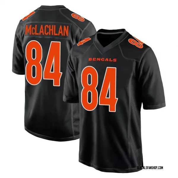 Men's Tanner McLachlan Cincinnati Bengals Game Black Fashion Jersey