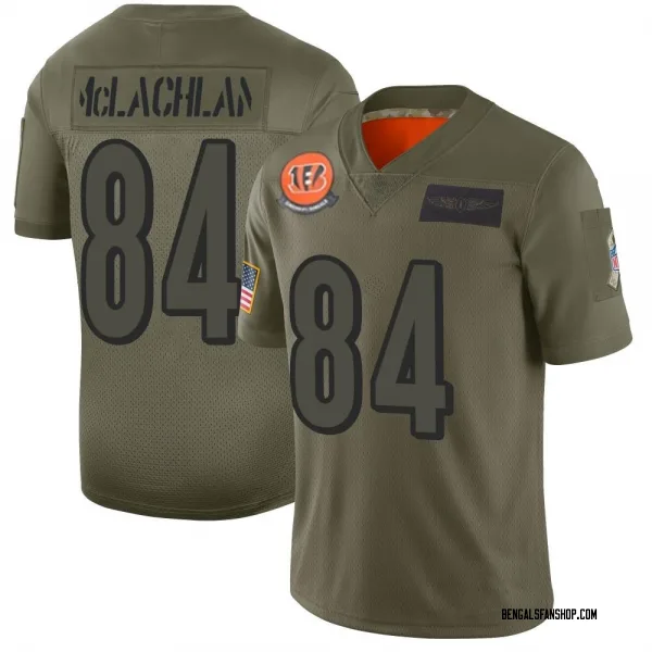 Men's Tanner McLachlan Cincinnati Bengals Limited Camo 2019 Salute to Service Jersey