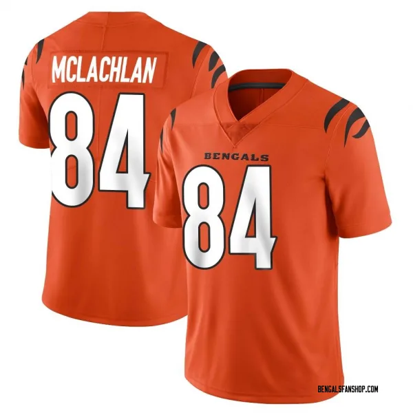 Men's Tanner McLachlan Cincinnati Bengals Limited Orange Vapor Untouchable Jersey