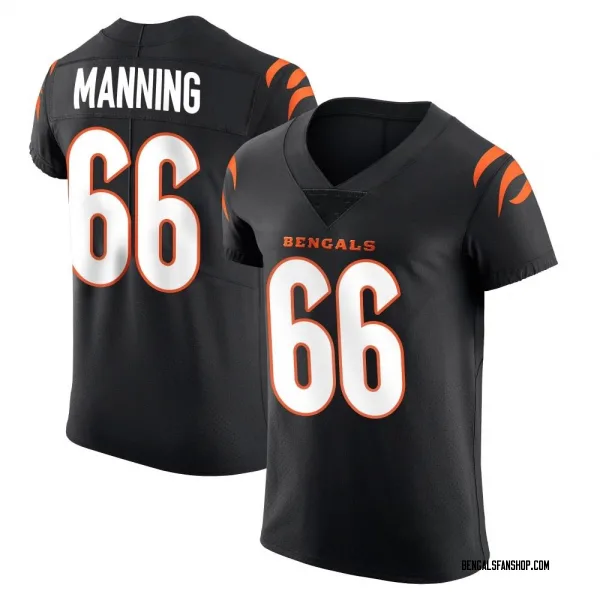 Men's Tashawn Manning Cincinnati Bengals Elite Black Team Color Vapor Untouchable Jersey