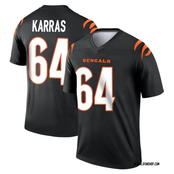 Men's Ted Karras Cincinnati Bengals Legend Black Jersey