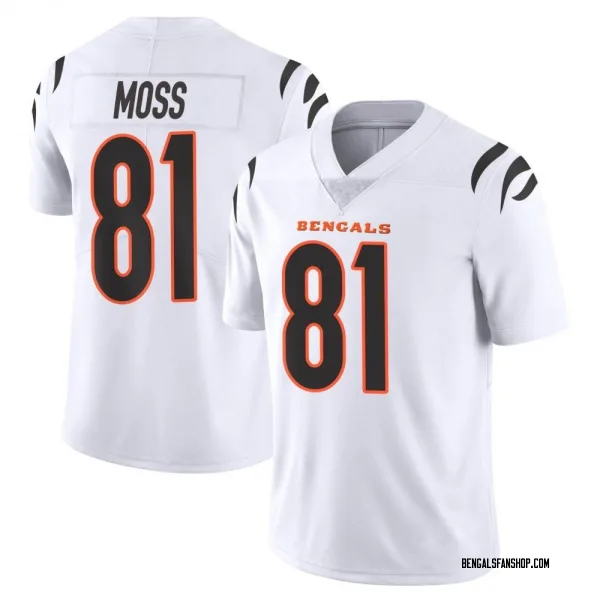 Men's Thaddeus Moss Cincinnati Bengals Limited White Vapor Untouchable Jersey