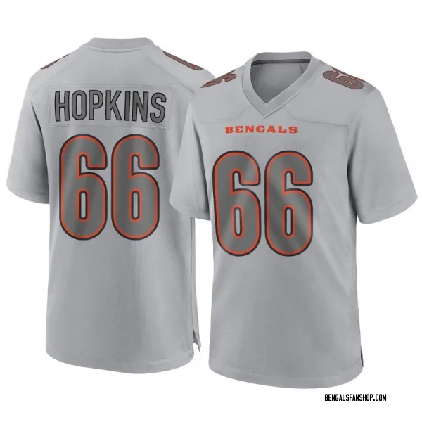 Men's Trey Hopkins Cincinnati Bengals Game Gray Atmosphere Fashion Jersey
