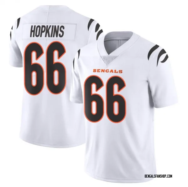 Men's Trey Hopkins Cincinnati Bengals Limited White Vapor Untouchable Jersey