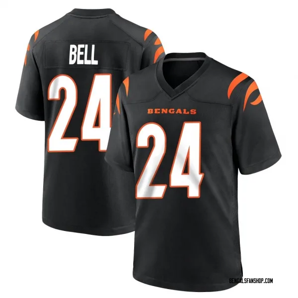 Men's Vonn Bell Cincinnati Bengals Game Black Team Color Jersey