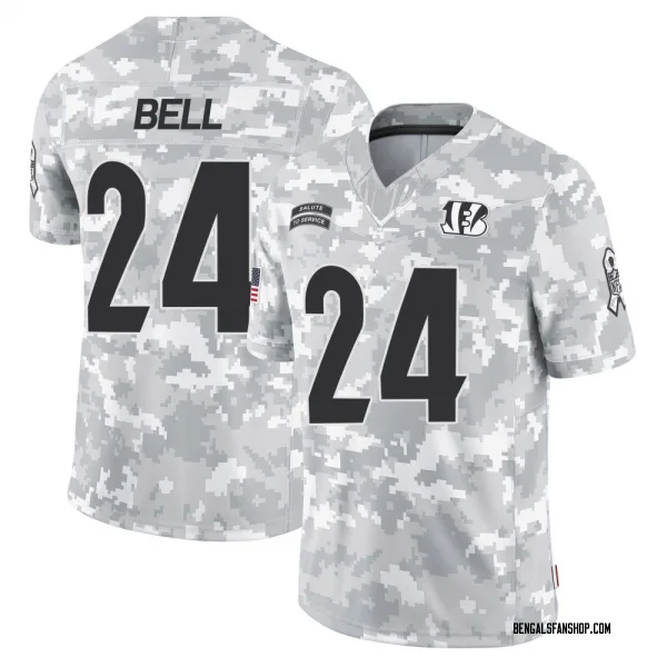 Men's Vonn Bell Cincinnati Bengals Limited Arctic Camo 2024 Salute to Service Jersey
