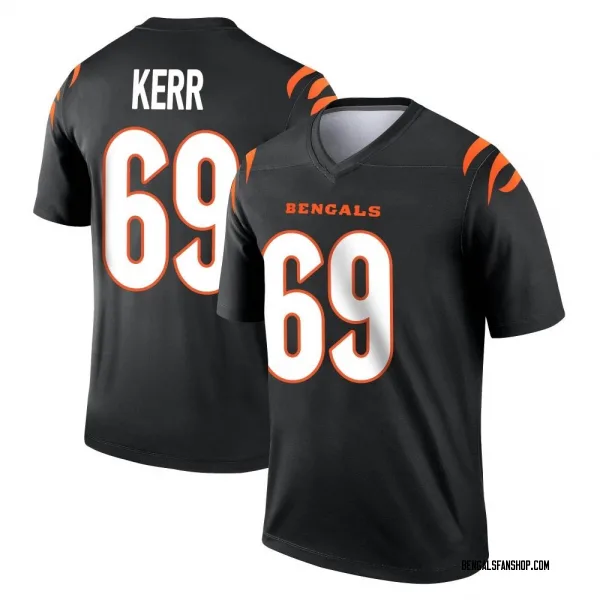 Men's Zach Kerr Cincinnati Bengals Legend Black Jersey