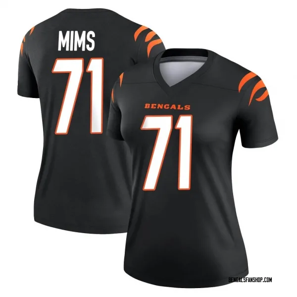 Women's Amarius Mims Cincinnati Bengals Legend Black Jersey