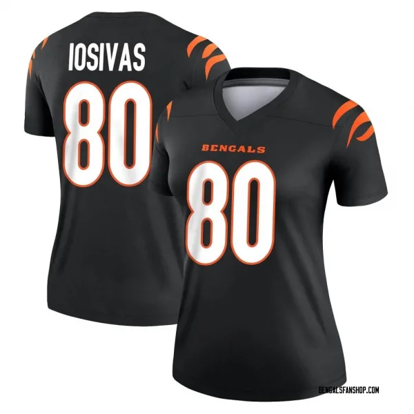Women's Andrei Iosivas Cincinnati Bengals Legend Black Jersey