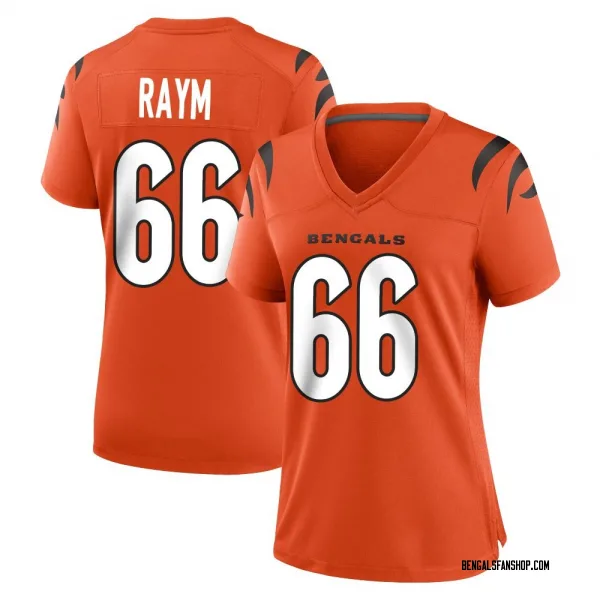 Women's Andrew Raym Cincinnati Bengals Game Orange Jersey