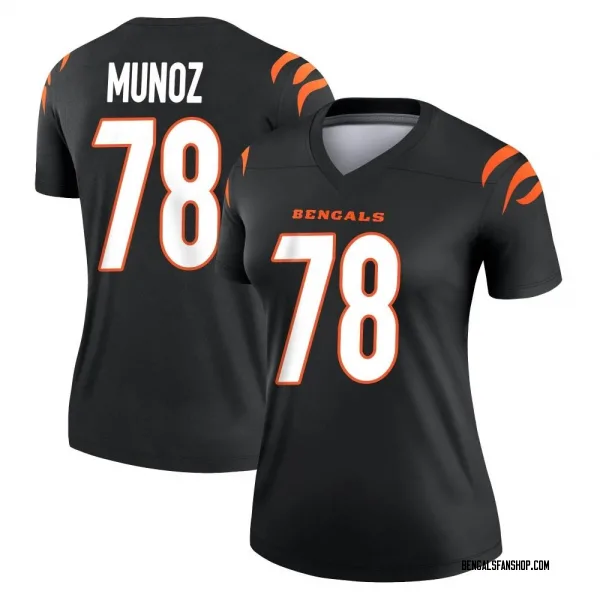 Women's Anthony Munoz Cincinnati Bengals Legend Black Jersey