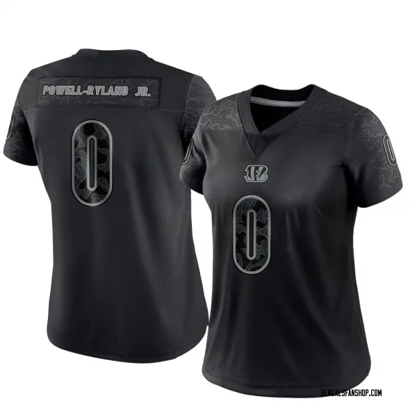 Women's Antwaun Powell-Ryland Jr. Cincinnati Bengals Limited Black Reflective Jersey