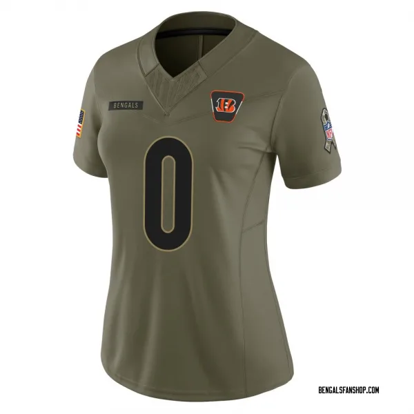 Women's Antwaun Powell-Ryland Jr. Cincinnati Bengals Limited Olive 2025 Salute to Service Jersey
