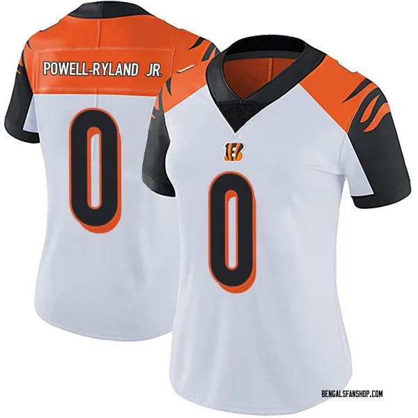 Women's Antwaun Powell-Ryland Jr. Cincinnati Bengals Limited White Vapor Untouchable Jersey